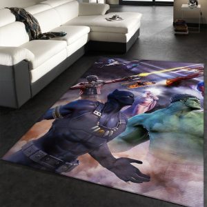 Black Panther Superheros Area Rugs Marvel Movies Living Room Carpet Local Brands Floor Decor R0760