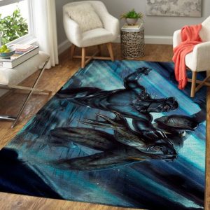 Black Panther Vs Erik Killmonger Black Panther Movie Area Rugs Living Room Carpet Floor Decor R0706