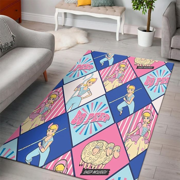 Bo Peep Toy Story Disney Movies Area Rugs Living Room Carpet Floor Decor