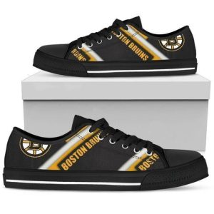 Boston Bruins Nhl Hockey 1 Low Top Sneakers Low Top Shoes