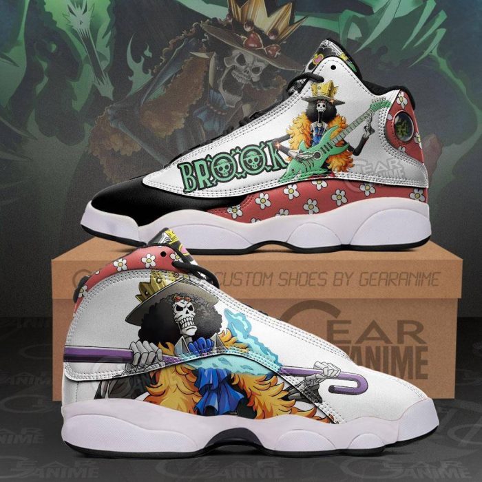 Brook Jordan 13 Sneakers One Piece Anime Shoes