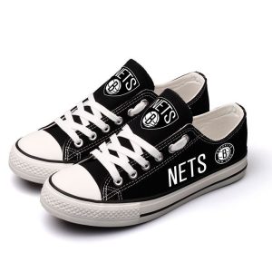 Brooklyn Nets NBA Basketball 3 Gift For Fans Low Top Custom Canvas Shoes LT1021