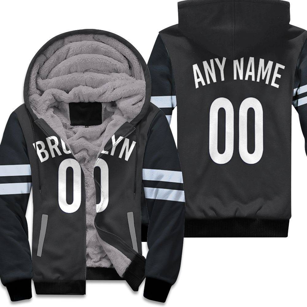 Brooklyn-Nets-Swingman-Personalized-Black-Icon-Edition-2019-Inspired-Style-Unisex-Fleece-Hoodie Brooklyn Nets Swingman Personalized Black Icon Edition 2019 Inspired Style Unisex Fleece Hoodie
