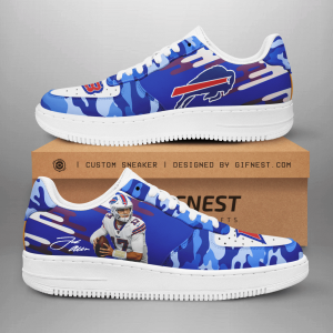 Buffalo Bills Air Force Sneaker Custom For Fan