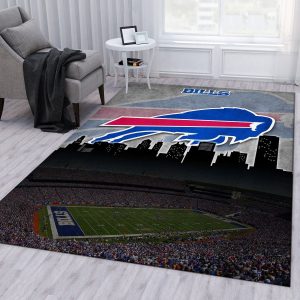 Buffalo Bills Nfl Area Rug Bedroom Rug Home Decor Floor Decor