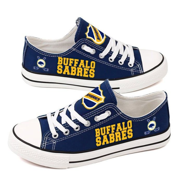 Buffalo Sabres NHL Hockey Gift For Fans Low Top Custom Canvas Shoes
