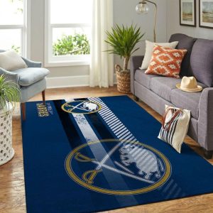 Buffalo Sabres Nhl Team Logo Rug Room Carpet Custom Area Floor Home Decor