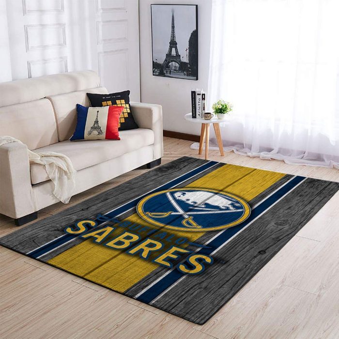 Buffalo Sabres Nhl Team Logo Style Nice Gift Home Decor Rectangle Area Rug