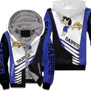 Buffalo Sabres Snoopy For Fans 3D Unisex Fleece Hoodie