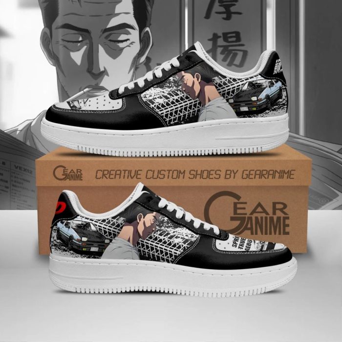 Bunta Fujiwara Shoes Initial D Anime Air Force Sneakers Pt11