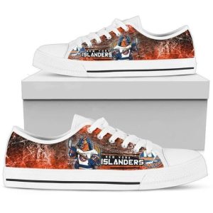 CNew York Islanders NHL Hockey 3 Low Top Sneakers Low Top Shoes LT0220
