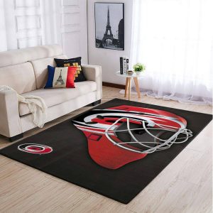 Carolina Hurricanes Nhl Team Logo Style Nice Gift Home Decor Rectangle Area Rug