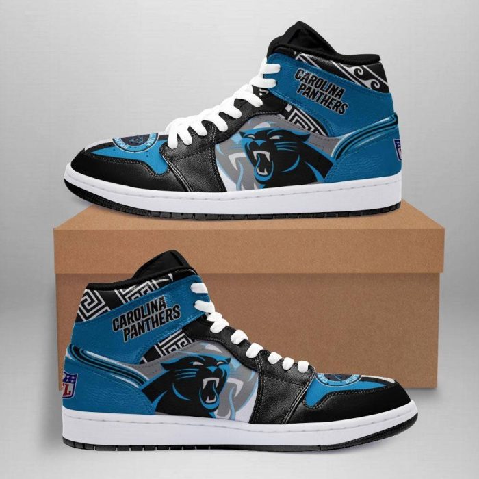 Carolina Panthers Air Jordan 1 Sport Custom Sneakers