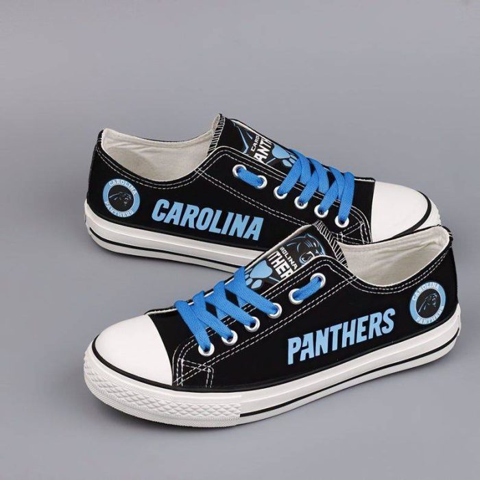 Carolina Panthers NFL Football 1 Gift For Fans Low Top Custom Canvas Shoes