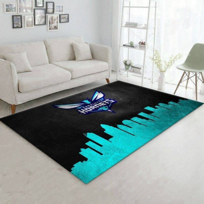 Charlotte Hornets NBA Basketball 4 Area Rug Living Room And Bed Room Rug