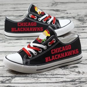 Chicago Blackhawks NHL Hockey 1 Gift For Fans Low Top Custom Canvas Shoes