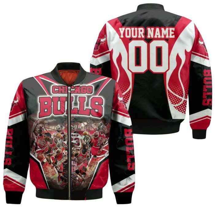 Chicago Bulls Michael Jordan Legendary For Fans Personalized Bomber Jacket