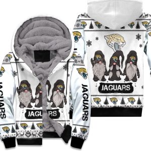 Christmas Gnomes Jacksonville Jaguars Ugly Sweatshirt Christmas 3D Unisex Fleece Hoodie