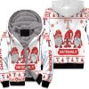 Christmas Gnomes Texas Rangers Ugly Sweatshirt Christmas 3D Unisex Fleece Hoodie