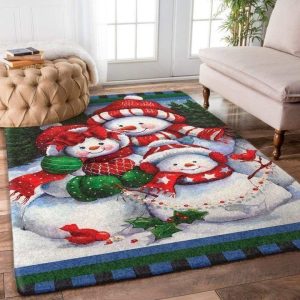 Christmas Snowman Tt1210041M Rug Home Decoration - Floor Decor