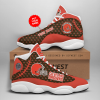 Cleveland Browns 02 Jordan 13 Personalized Shoes Cleveland Browns 02 Customized Name Sneaker