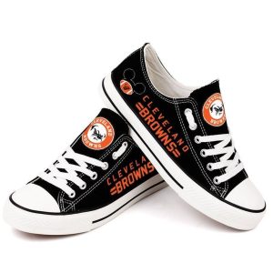 Cleveland Browns NFL Football Gift For Fans Low Top Custom Canvas Shoes