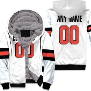 Cleveland Browns White Personalized Game Inspired Style Unisex Fleece Hoodie