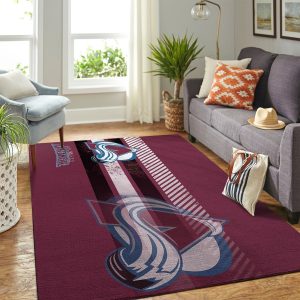 Colorado Avalanche Nhl Team Logo Nice Gift Home Decor Rectangle Area Rug