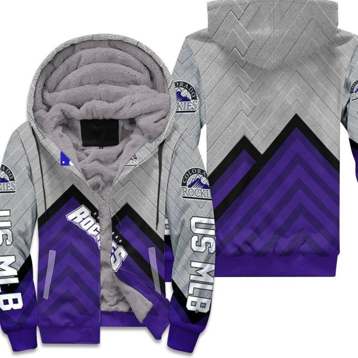 Colorado Rockies 3D Unisex Fleece Hoodie