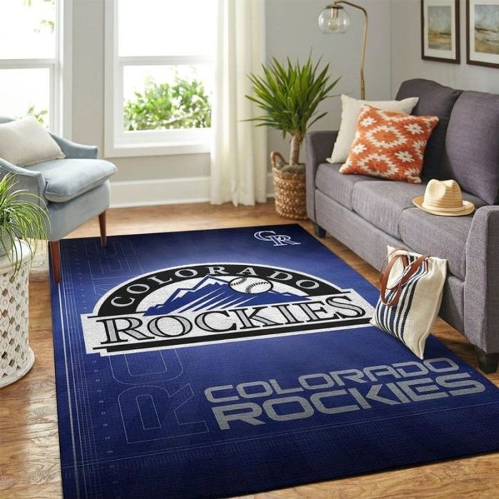 Colorado Rockies MLB 2 Area Rug Living Room And Bed Room Rug