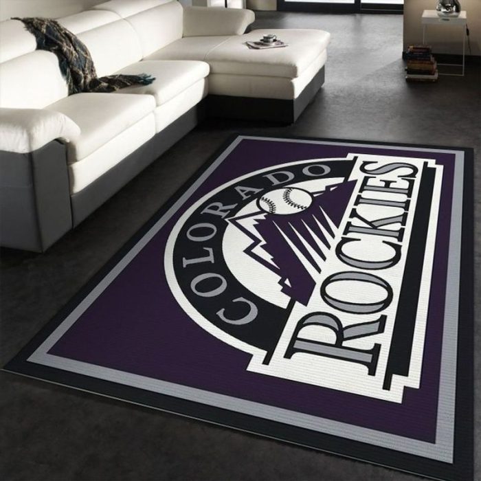 Colorado Rockies MLB 7 Area Rug Living Room And Bed Room Rug