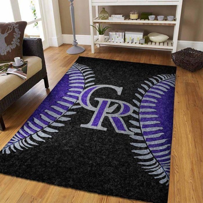 Colorado Rockies Mlb Baseball Area Rug