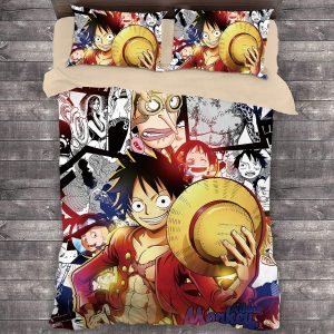 Comic One Piece #3 Duvet Cover Pillowcase Bedding Set Home Decor