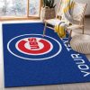 Customizable Chicago Cubs Personalized Accent Rug Area Rug For Christmas Living Room Rug