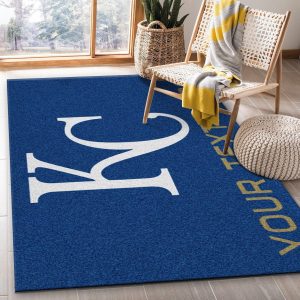 Customizable Kansas City Royals Personalized Accent Rug Area Rug For Christmas Living Room And Bedroom Rug Home Decor Floor Decor