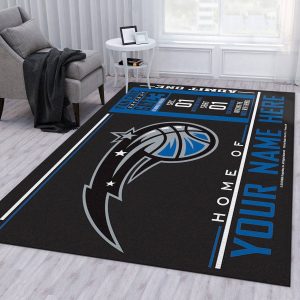 Customizable Orlando Magic Wincraft Personalized NBA Rug Bedroom Rug R0657