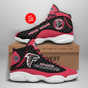 Customized Name Atlanta Falcons Jordan 13 Personalized Shoes