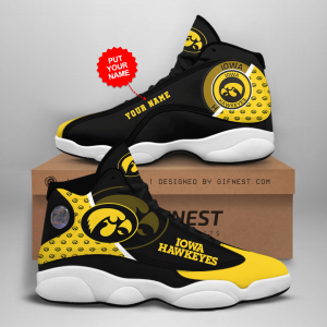 Customized Name Iowa Hawkeyes Jordan 13 Personalized Shoes JD130749