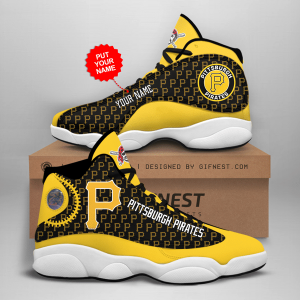 Customized Name Pittsburgh Pirates Jordan 13 Personalized Shoes