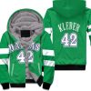 Dallas Mavericks Maxi Kleber 42 2020 Nba Green Unisex Fleece Hoodie