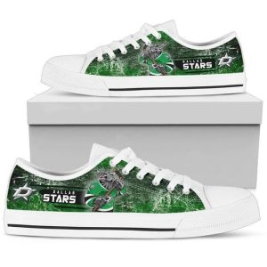 Dallas Stars Nhl Hockey 3 Low Top Sneakers Low Top Shoes