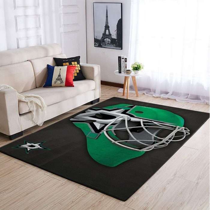 Dallas Stars Nhl Team Logo Style Nice Gift Home Decor Rectangle Area Rug