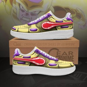 Dbz Gold Frieza Air Force 1 Sneakers Custom Skill Dragon Ball Anime Shoes