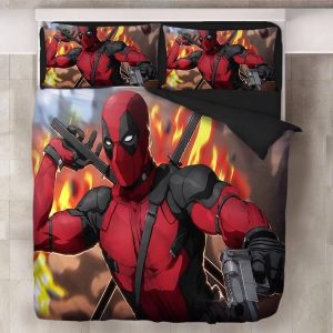 Deadpool X-Men #3 Duvet Cover Pillowcase Bedding Set Home Decor BS2284