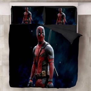 Deadpool X-Men #5 Duvet Cover Pillowcase Bedding Set Home Decor BS0300