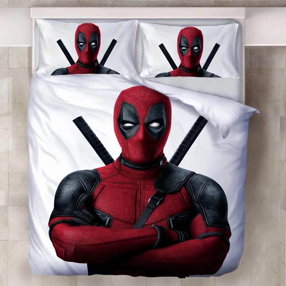 Deadpool-X-Men-9-Duvet-Cover-Pillowcase-Bedding-Set-Home-Decor Deadpool X-Men #9 Duvet Cover Pillowcase Bedding Set Home Decor