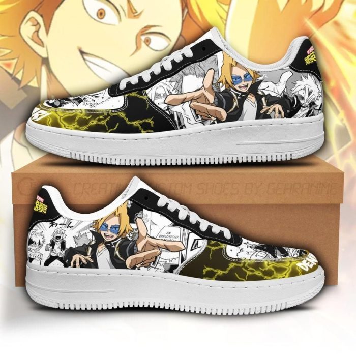 Denki Kaminari Nike Air Force Shoes Unique My Hero Academia Anime Custom Sneakers