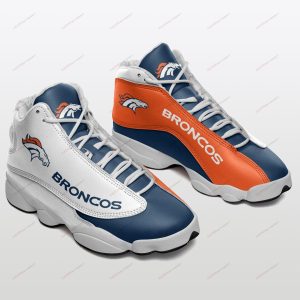 Denver Broncos Air Jordan 13 Custom Sneakers Baseball