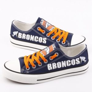 Denver Broncos NFL Football 4 Gift For Fans Low Top Custom Canvas Shoes