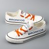 Denver Broncos NFL Football 6 Gift For Fans Low Top Custom Canvas Shoes